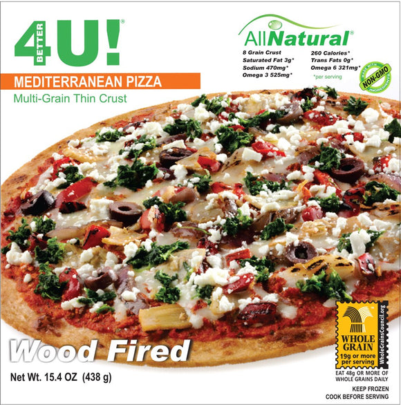 BETTER FOR YOU FOOD: Thin Crust Mediterranean Pizza 15.4 oz
