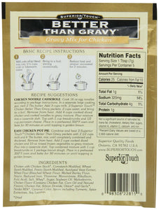 BETTER THAN GRAVY: Superior Touch Gravy Mix For Chicken, 1.25 oz