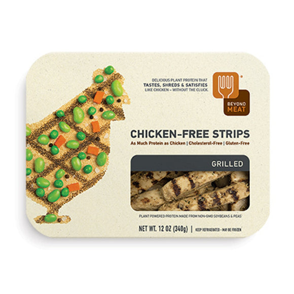 BEYOND MEAT: Chicken-Free Strips Grilled, 12 oz