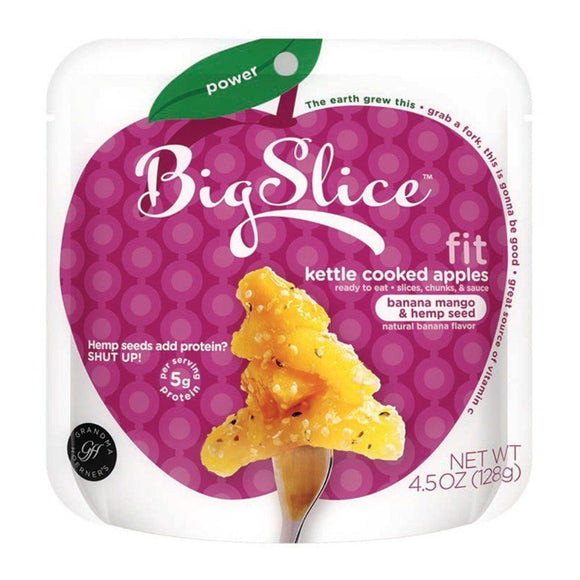 BIG SLICE: Kettle Cooked Apples Banana Mango And Hemp Seed, 4.5 oz
