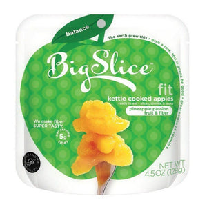 BIG SLICE: Fit Kettle Cooked Apples Pineapple Passion Fruit and Fiber, 4.5 oz