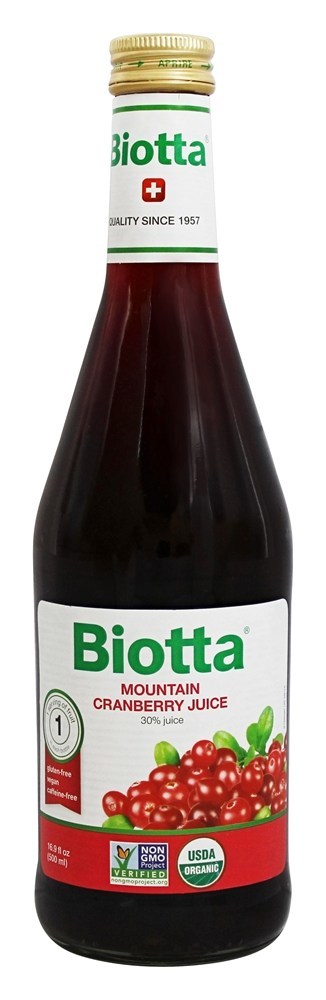 BIOTTA: Mountain Cranberry Juice Cocktail, 16.9 oz