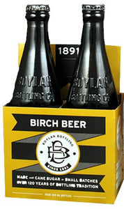 BOYLAN: Original Birch Beer 4 x 12 fl oz, 48 fl oz