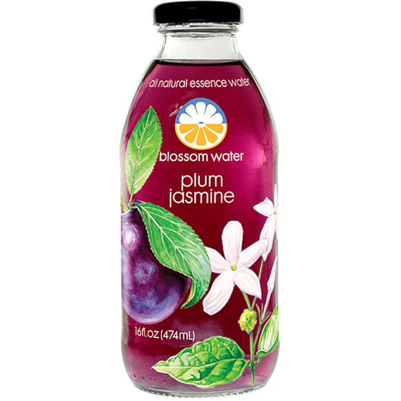 BLOSSOM WATER: All Natural Essence Water Plum Jasmine, 16 oz