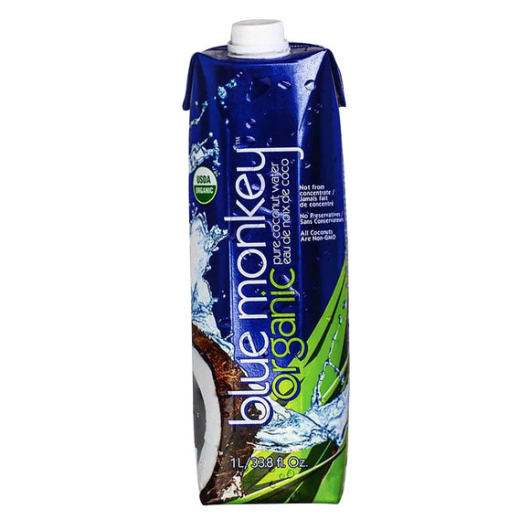 BLUE MONKEY: Water Coconut Organic, 33.8 oz