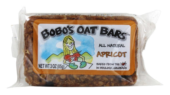 BOBO'S OAT BARS: All Natural Bar Apricot, 3 oz