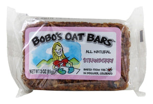 BOBO'S OAT BARS: All Natural Bar Strawberry, 3 oz