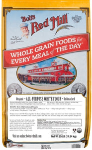 BOB'S RED MILL: Unbleached All-Purpose White Flour, 50 Lb