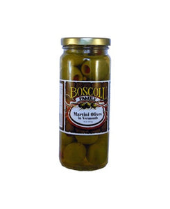 BOSCOLI: Martini Olives in Vermouth, 16 Oz