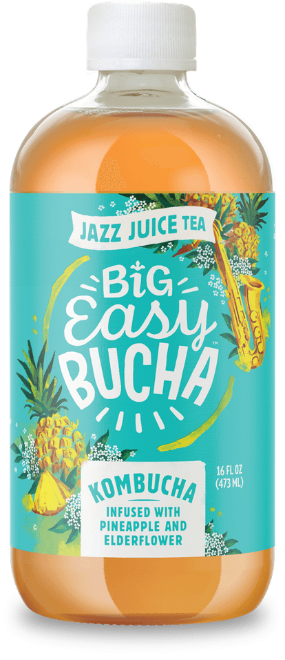 BIG EASY BUCHA: Jazz Juice Kombucha Tea, 16 oz