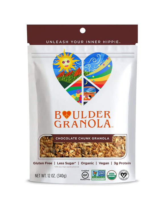 BOULDER GRANOLA: Chocolate Chunk, 12 oz