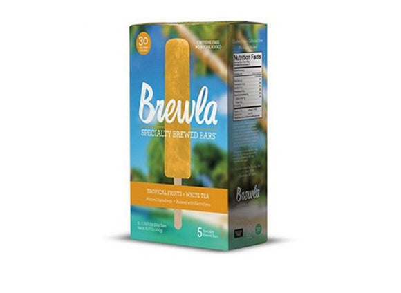 BREWLA: The Luau Tropical Fruits + White Tea 5 Packs, 8.75 oz