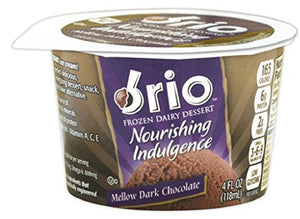 BRIO: Frozen Dairy Dessert Mellow Dark Chocolate, 4 Oz