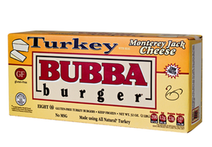 BUBBA BURGER: Turkey Cheese Burger 8 pk, 32 oz