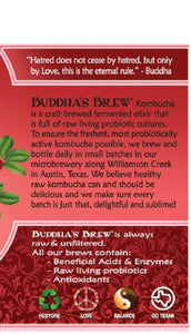 BUDDHA'S BREW: Kombucha Cranberry, 16 oz