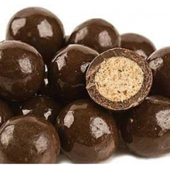 BULK CAROB & YOGURT: Natural Carob Malt Ball, 15 lb