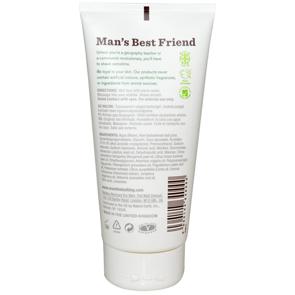 BULLDOG SKINCARE: For Men Shave Gel Original, 5.9 oz