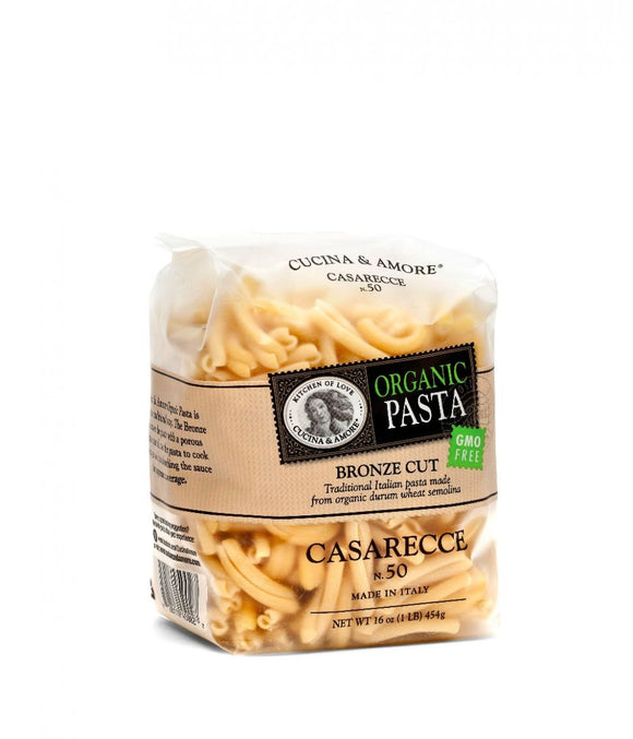 CUCINA & AMORE: Organic Casarecce Pasta 50, 16 oz