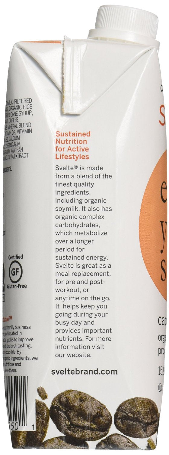 CALNATURALE: Svelte Organic Protein Shake Cappuccino, 15.9 oz