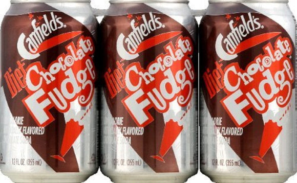 CANFIELD: Chocolate Fudge Diet Soda 6 Count, 72 oz