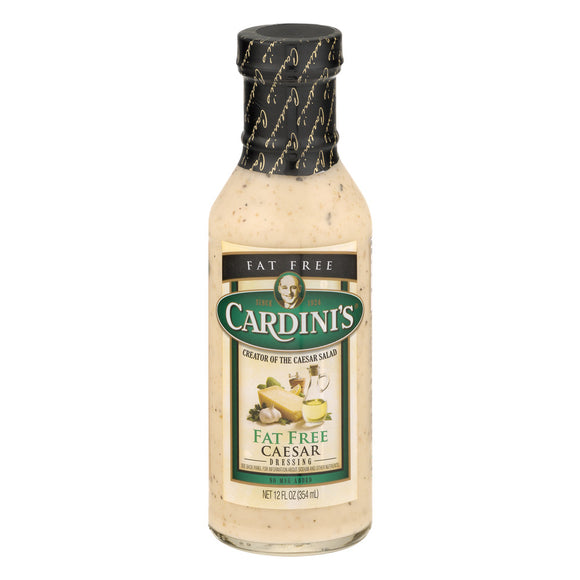 CARDINI'S: Fat Free Caesar Dressing, 12 oz