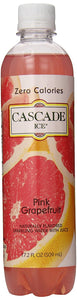 CASCADE ICE: Sparkling Water Pink Grapefruit, 17.2 oz