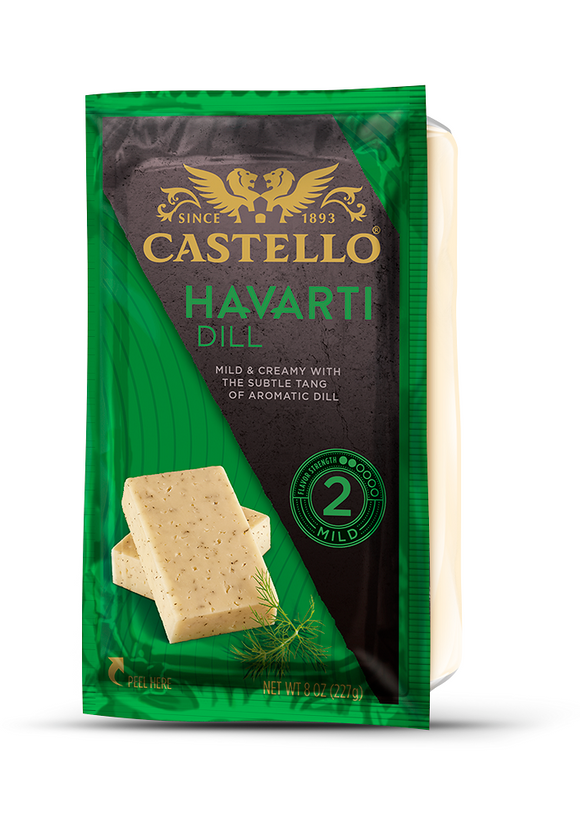 CASTELLO: Havarti Dill Cream Cheese, 8 oz