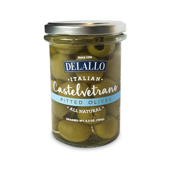 DELALLO: Olives Pitted Castelvetrano, 5.3 oz