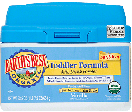 EARTHS BEST: Formula Toddler Organic, 23.2 oz
