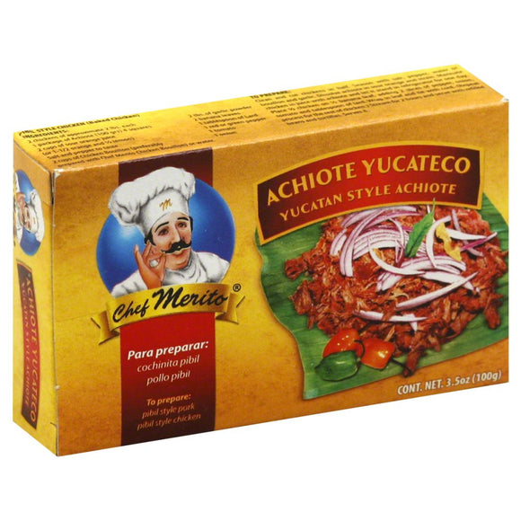 CHEF MERITO: Achiote Yucateco Style, 3.5 oz