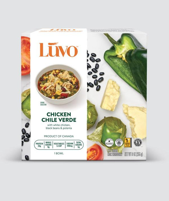 LUVO: Chicken Chile Verde Bowl, 9 oz