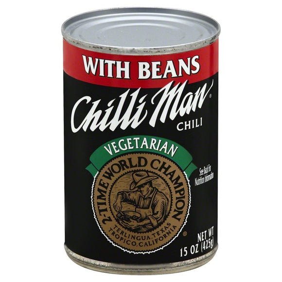 CHILLI MAN: Chili with Beans Vegetarian, 15 oz