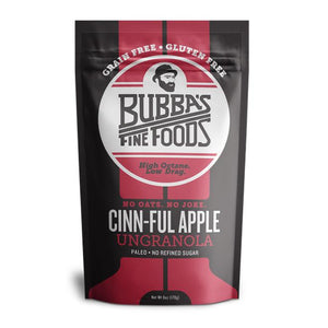 BUBBAS FINE FOODS LLC: Ungranola Cinnful Apple, 6 oz