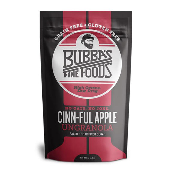 BUBBAS FINE FOODS LLC: Ungranola Cinnful Apple, 6 oz