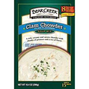 BEAR CREEK: Clam Chowder Soup Mix, 10.4 oz