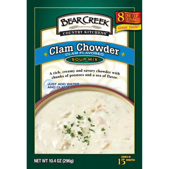 BEAR CREEK: Clam Chowder Soup Mix, 10.4 oz