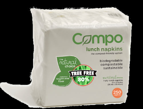 COMPO: One-Ply Lunch Napkins, 250 pc