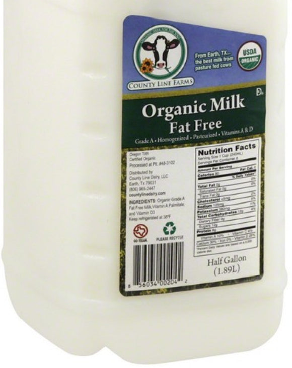 COUNTRY LINE: Organic Grassfed Milk, 64 oz