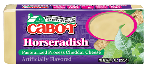 CABOT: Cheese Bar Cheddar Horseradish, 8 oz