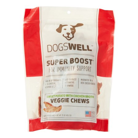 DOGSWELL: Chew Sweet Potato Veggie Chicken Broth, 5 oz
