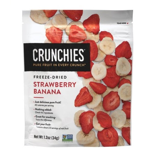 CRUNCHIES: Strawberry Banana, 1.2 oz