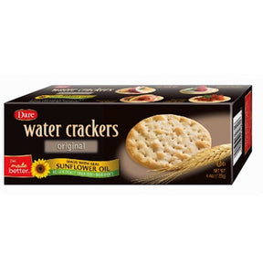 DARE: Water Crackers Original, 4.4 Oz