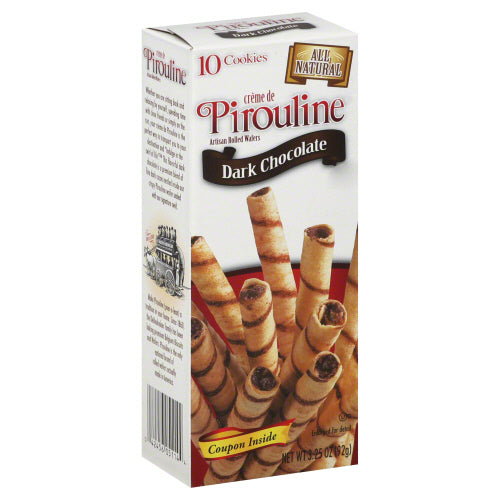 DEBEUKELAER: Pirouline Dark Chocolate, 3.25 oz