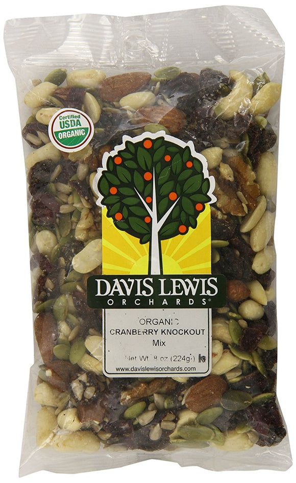 DAVIS LEWIS ORCHARDS: Organic Cranberry Knockout Mix, 8 oz