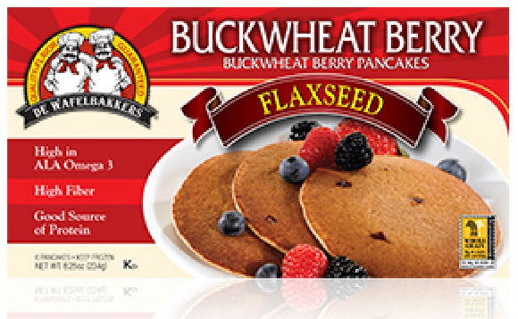 DE WAFELBAKKERS: Flaxseed Buckwheat Berry Pancakes, 8.4 oz