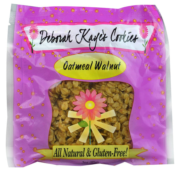 Deborah Kaye's Cookies Oatmeal Walnut Gluten Free, 3 Oz