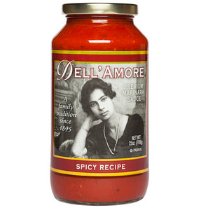 Dell Amore Marinara Sauce Spicy Recipe, 25 oz