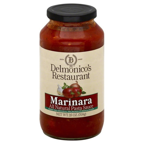 DELMONICO'S RESTAURANT: Marinara All Natural Pasta Sauce, 25 oz