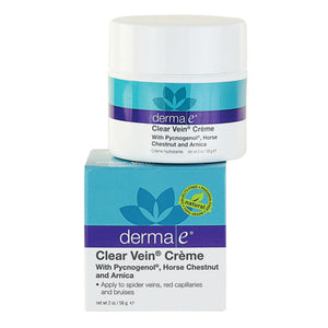 DERMA E: Clear Vein Creme, 2 oz