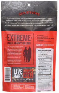 DICK STEVENS: Jerky Mix Extreme Blend Beef, 4 oz